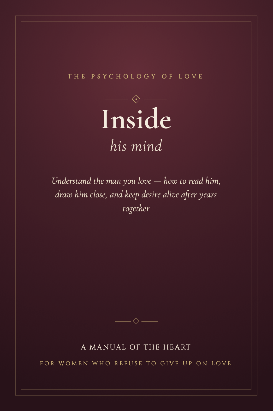 Inside His Mind — book cover